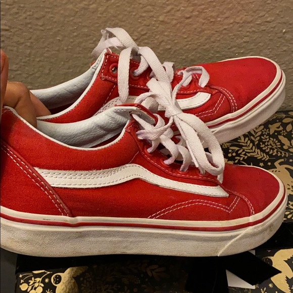 Red Vans - Picture 1 of 4